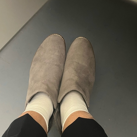 Cole Haan Gray Suede Abbot Ankle Boots - Picture 8 of 8